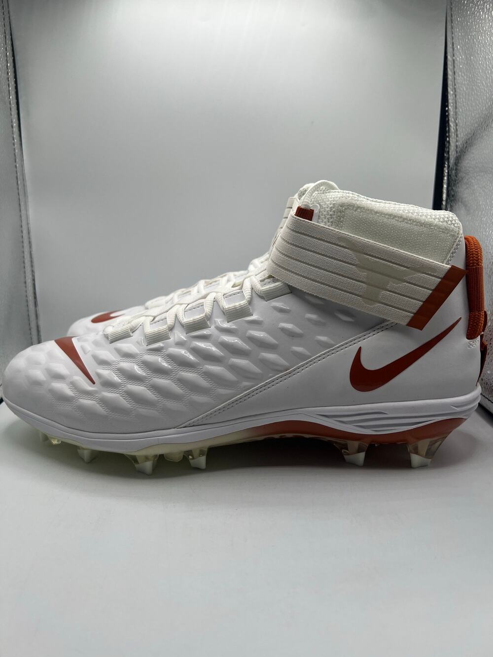 Nike Force Savage Pro 2 SMU P Texas Longhorns Football Cleats size 12.5 mens